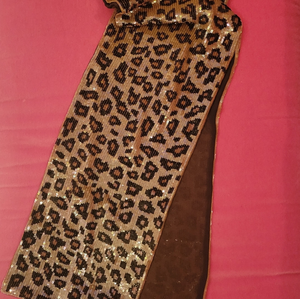 Vintage Sequin Scarf - Picture 2 of 5